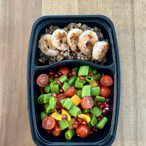 Pomegranate Salad with Shrimp
